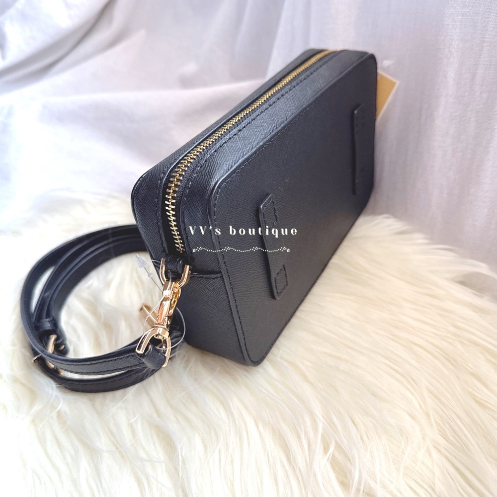 NWT Michael Kors Jet Set Medium Belt Bag Convertible Crossbody Black 35S0GTTC6L - Picture 6 of 11